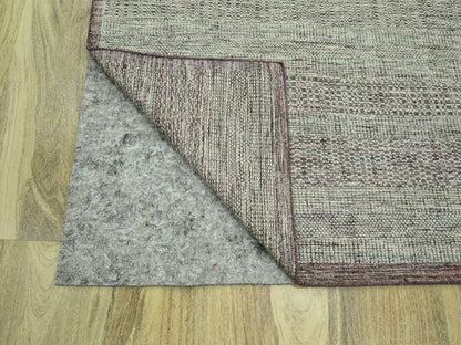 Modern / Contemporary hand-knotted wool rug in Red, 11'10" x 14'10" — SKU O076691 (view 4)