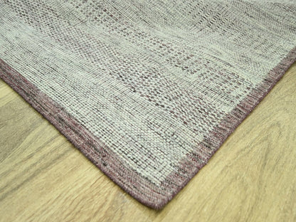 Modern / Contemporary hand-knotted wool rug in Red, 11'10" x 14'10" — SKU O076691 (view 6)