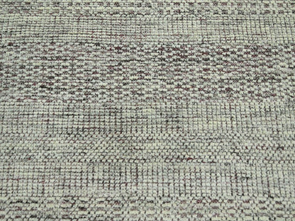 Modern / Contemporary hand-knotted wool rug in Red, 11'10" x 14'10" — SKU O076691 (view 8)