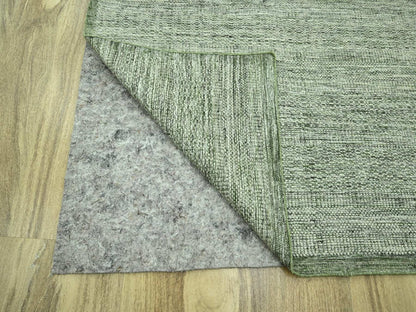 Green 11'10" x 14'9" Modern and Contemporary Hand knotted Wool Rug - Sku: O076692