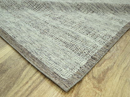 Brown 12'1" x 14'11" Modern and Contemporary Hand knotted Wool Rug - Sku: O076693