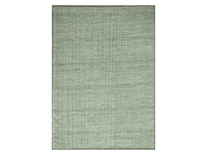 Green 9'10" x 14'0" Modern and Contemporary Hand knotted Wool Rug - Sku: O076694