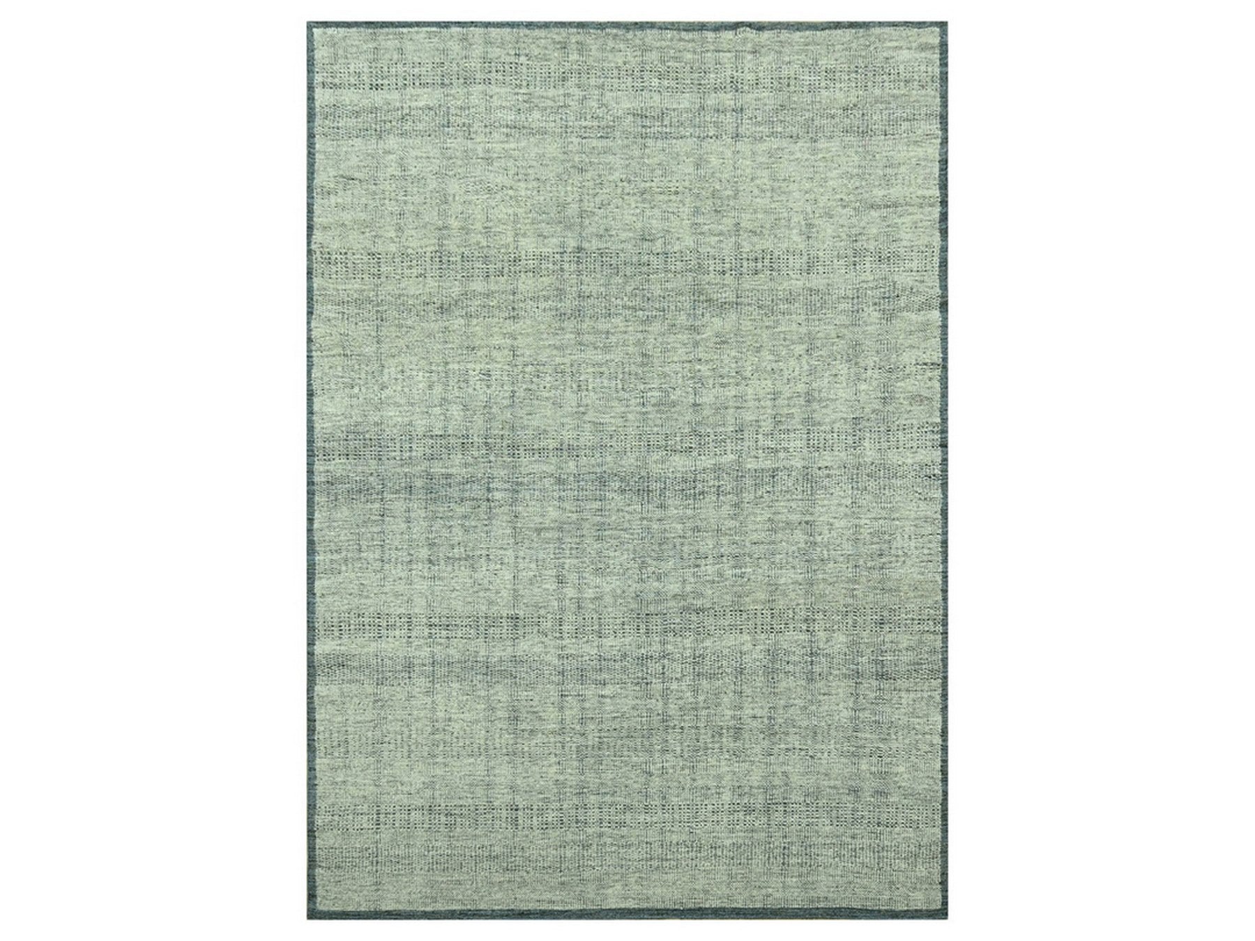 Blue 9'11" x 13'9" Modern and Contemporary Hand knotted Wool Rug - Sku: O076697