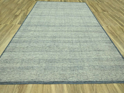 Blue 9'11" x 13'9" Modern and Contemporary Hand knotted Wool Rug - Sku: O076697