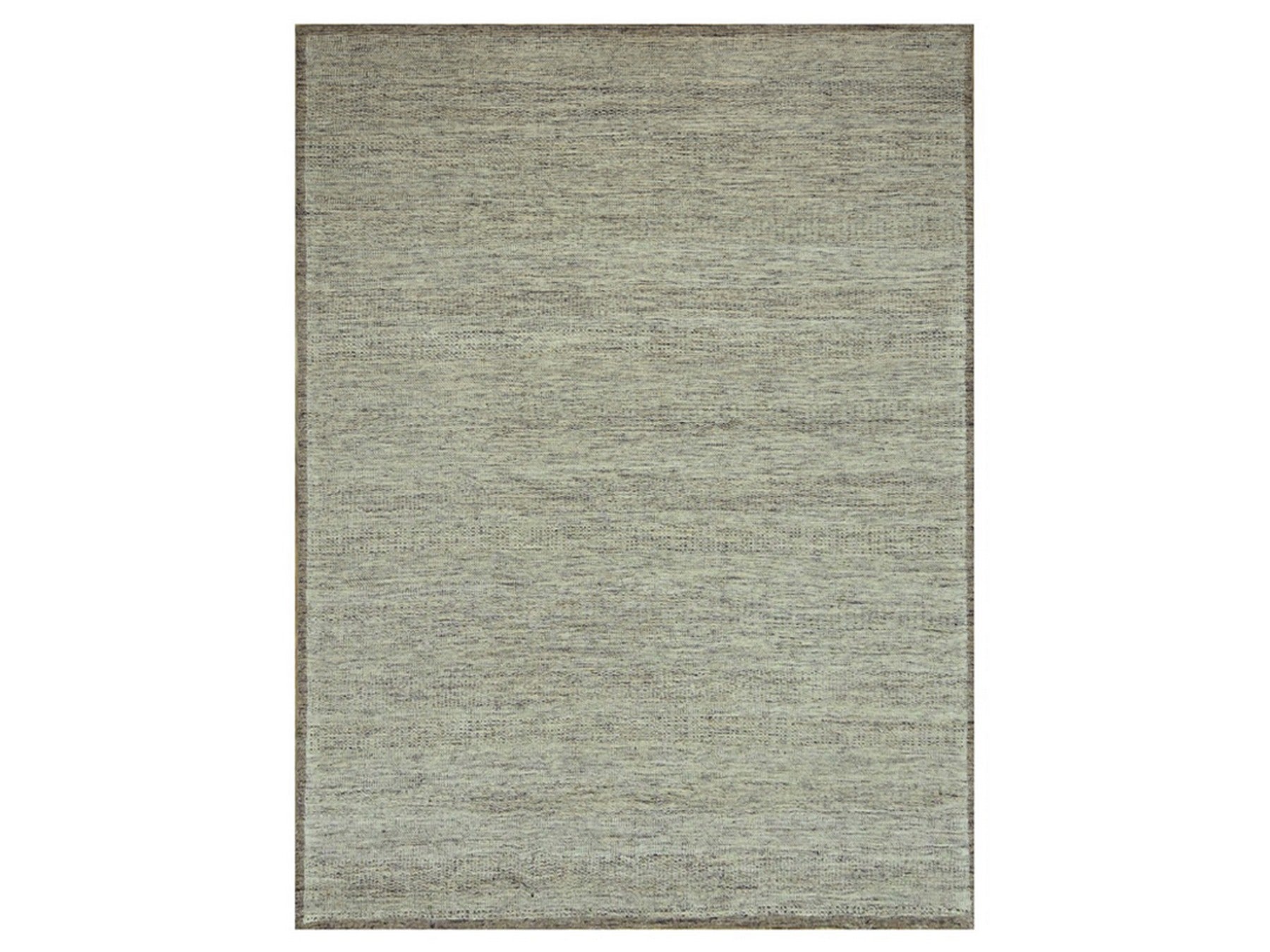 Brown 9'2" x 11'11" Modern and Contemporary Hand knotted Wool Rug - Sku: O076702