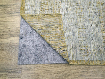 Yellow 11'11" x 14'10" Modern and Contemporary Hand knotted Wool Rug - Sku: O076704