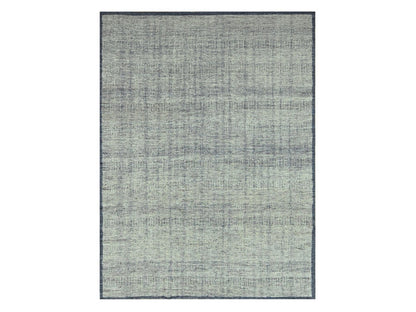 Blue 8'10" x 12'1" Modern and Contemporary Hand knotted Wool Rug - Sku: O076707