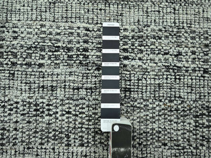 Modern / Contemporary hand-knotted wool rug in Black, 8'3" x 9'11" — SKU O076711 (view 7)