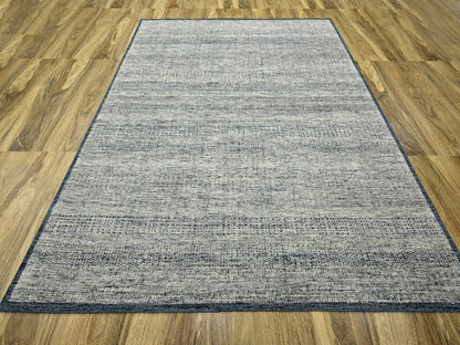 Blue 8'2" x 10'0" Modern and Contemporary Hand knotted Wool Rug - Sku: O076716