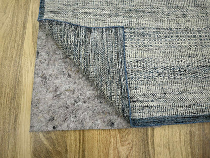Blue 8'2" x 10'0" Modern and Contemporary Hand knotted Wool Rug - Sku: O076716