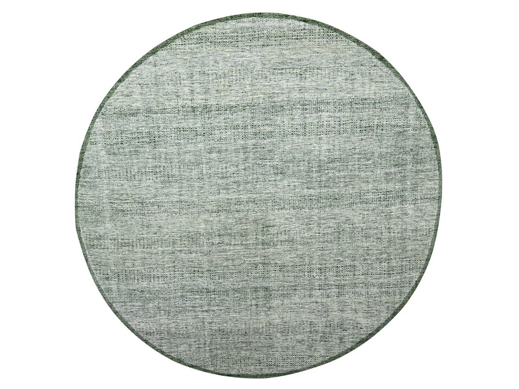 Green 9'10" x 9'11" Modern and Contemporary Hand knotted Wool Rug - Sku: O076719