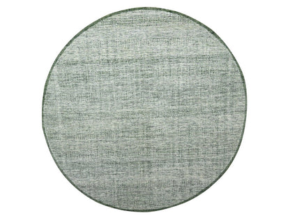 Green 9'10" x 9'11" Modern and Contemporary Hand knotted Wool Rug - Sku: O076719