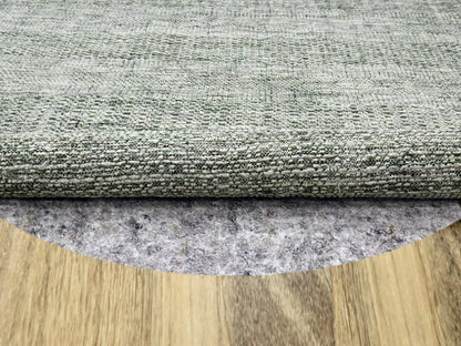 Green 9'10" x 9'11" Modern and Contemporary Hand knotted Wool Rug - Sku: O076719