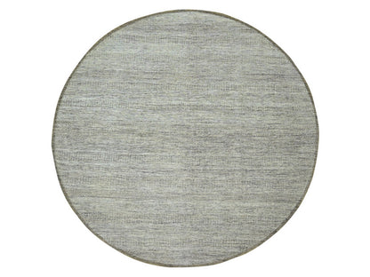 Brown 12'0" x 12'1" Modern and Contemporary Hand knotted Wool Rug - Sku: O076721