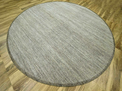 Brown 12'0" x 12'1" Modern and Contemporary Hand knotted Wool Rug - Sku: O076721