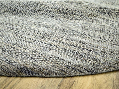 Brown 12'0" x 12'1" Modern and Contemporary Hand knotted Wool Rug - Sku: O076721