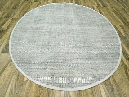 Modern / Contemporary hand-knotted wool rug in Gray, 10' x 10'1" — SKU O076723 (view 2)