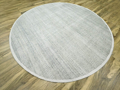 Modern / Contemporary hand-knotted wool rug in Gray, 10' x 10'1" — SKU O076723 (view 3)