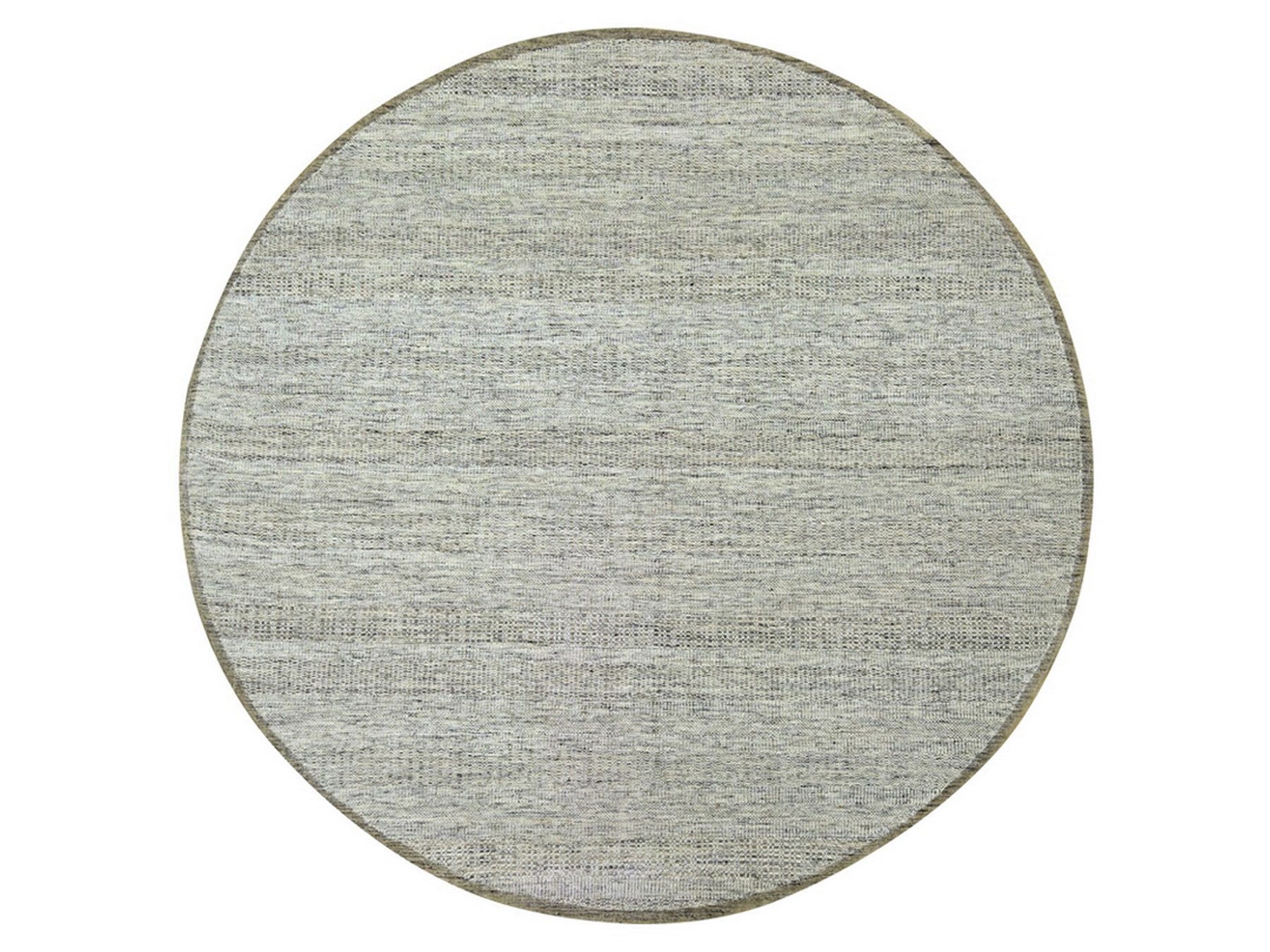 Brown 10'0" x 10'1" Modern and Contemporary Hand knotted Wool Rug - Sku: O076724
