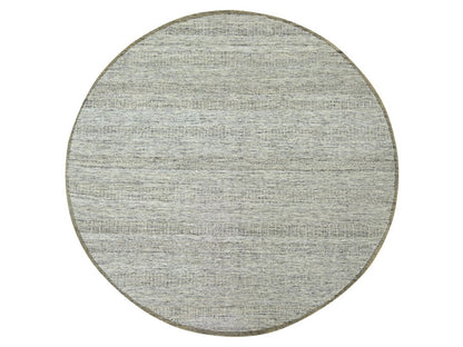 Brown 10'0" x 10'1" Modern and Contemporary Hand knotted Wool Rug - Sku: O076724