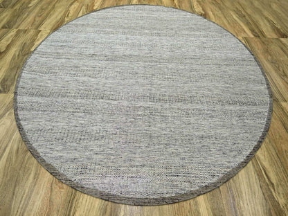 Brown 10'0" x 10'1" Modern and Contemporary Hand knotted Wool Rug - Sku: O076724