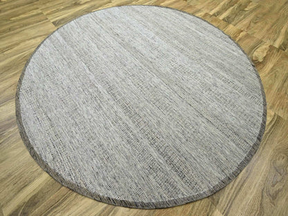 Brown 10'0" x 10'1" Modern and Contemporary Hand knotted Wool Rug - Sku: O076724