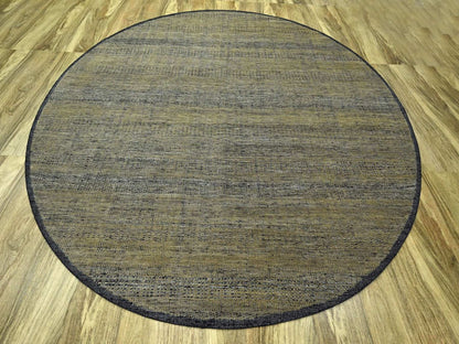 Brown 9'11" x 10'0" Modern and Contemporary Hand knotted Wool Rug - Sku: O076725