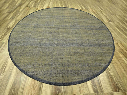 Brown 11'10" x 11'11" Modern and Contemporary Hand knotted Wool Rug - Sku: O076726