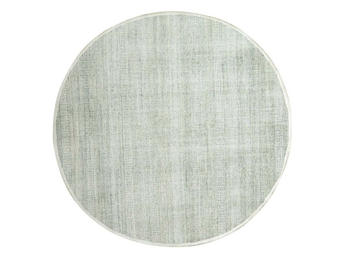 Modern / Contemporary hand-knotted wool rug in Gray, 12' x 12'1" — SKU O076727
