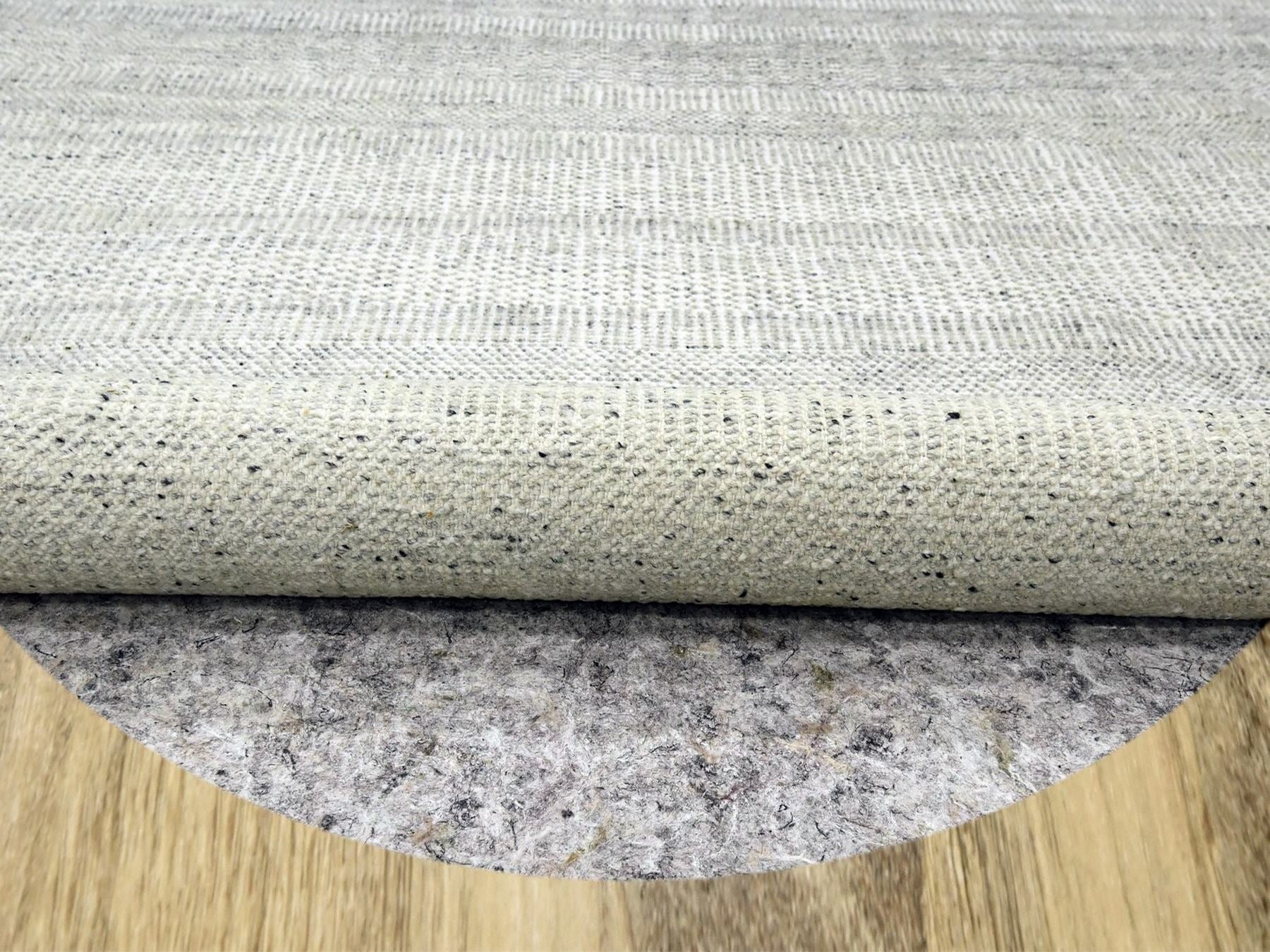 Modern / Contemporary hand-knotted wool rug in Gray, 12' x 12'1" — SKU O076727 (view 4)