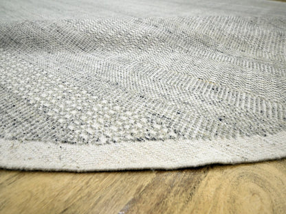 Modern / Contemporary hand-knotted wool rug in Gray, 12' x 12'1" — SKU O076727 (view 6)