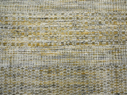 Modern / Contemporary hand-knotted wool rug in Yellow, 11'10" x 11'10" — SKU O076728 (view 8)