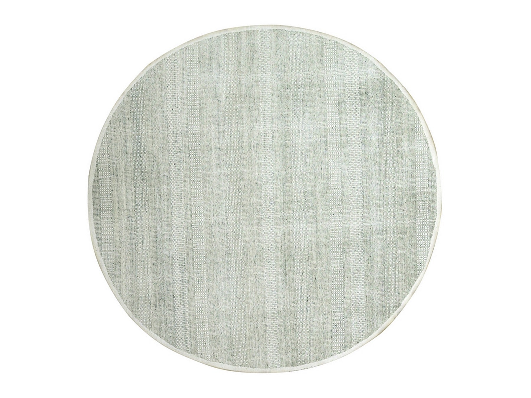 Grey 6'0" x 6'1" Modern and Contemporary Hand knotted Wool Rug - Sku: O076729