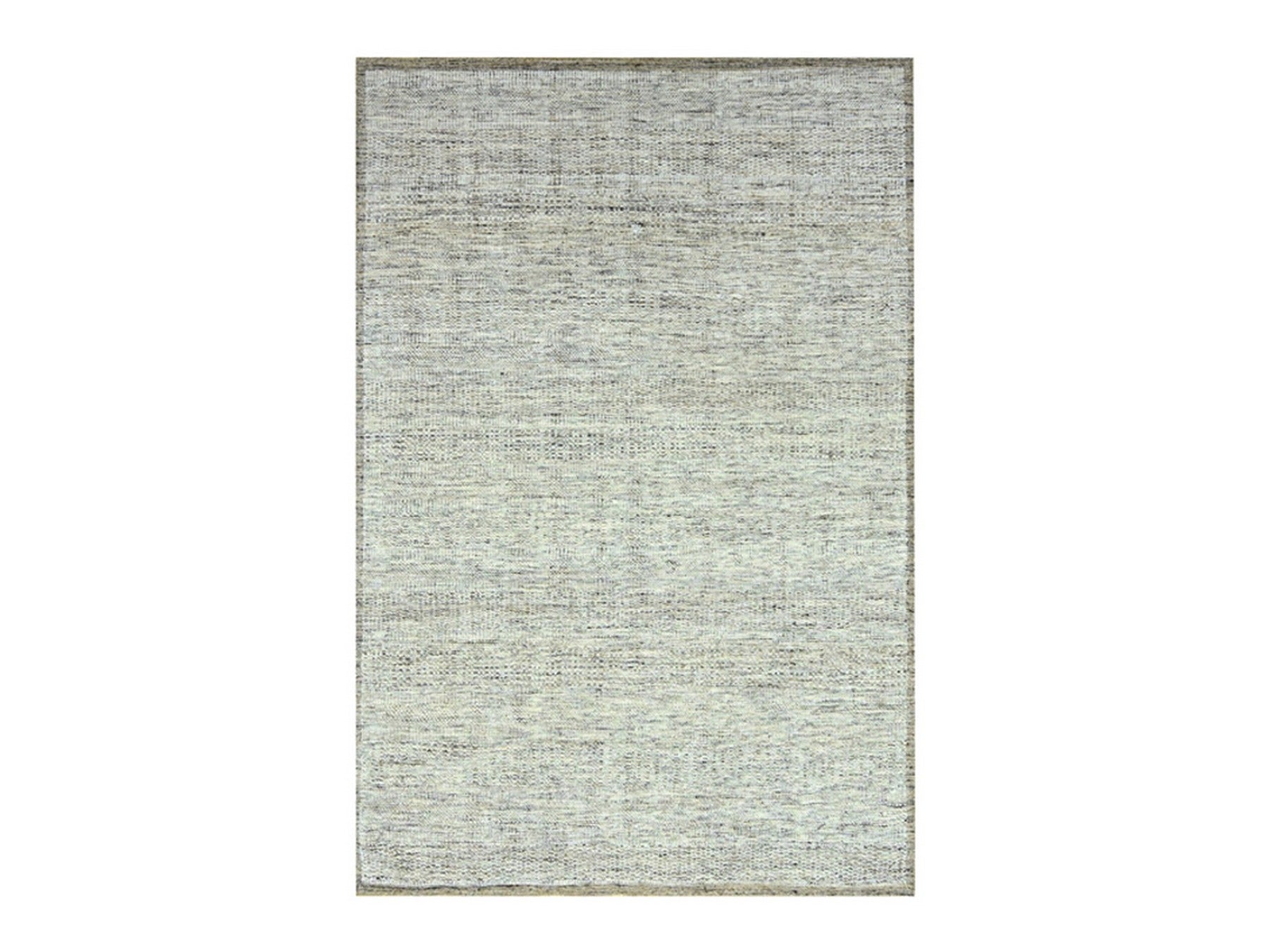 Brown 6'1" x 8'11" Modern and Contemporary Hand knotted Wool Rug - Sku: O076734