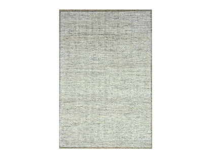 Brown 6'1" x 8'11" Modern and Contemporary Hand knotted Wool Rug - Sku: O076734