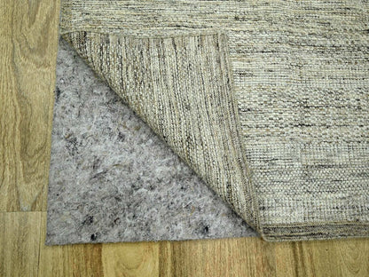 Brown 6'1" x 8'11" Modern and Contemporary Hand knotted Wool Rug - Sku: O076734