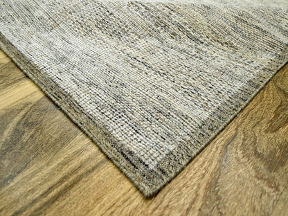 Brown 6'1" x 8'11" Modern and Contemporary Hand knotted Wool Rug - Sku: O076734