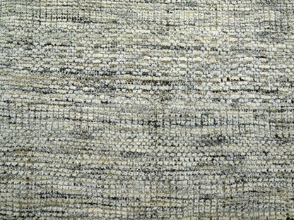 Brown 6'1" x 8'11" Modern and Contemporary Hand knotted Wool Rug - Sku: O076734
