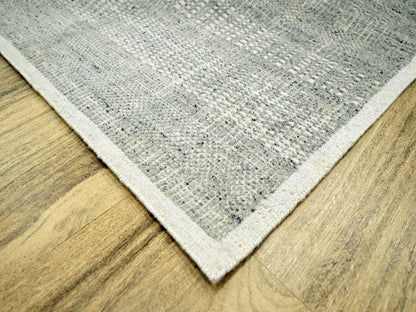 Modern / Contemporary hand-knotted wool rug in Gray, 6'1" x 9' — SKU O076736 (view 6)