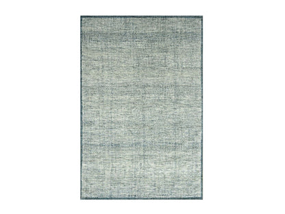 Blue 6'0" x 9'1" Modern and Contemporary Hand knotted Wool Rug - Sku: O076737