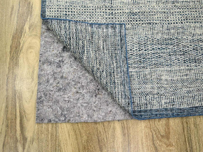 Blue 6'0" x 9'1" Modern and Contemporary Hand knotted Wool Rug - Sku: O076737