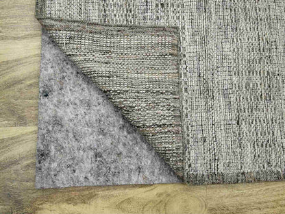 Modern / Contemporary hand-knotted wool runner in Brown, 2'8" x 7'10", SKU O076746 (view 3)