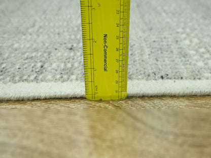 Modern / Contemporary hand-knotted wool runner in Gray, 2'7" x 12'1" — SKU O076761 (view 5)