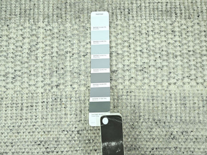 Modern / Contemporary hand-knotted wool runner in Gray, 2'7" x 6'3" — SKU O076765 (view 4)