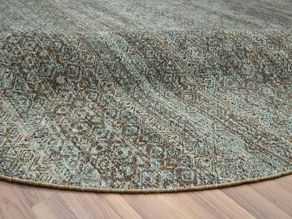Modern / Contemporary hand-knotted wool rug in Gray, 10' x 10' — SKU O076788 (view 6)