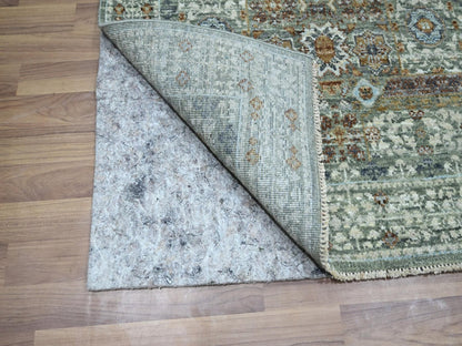 Green 3'0" x 5'1" Mamluk Hand knotted Wool Rug - Sku: O076822