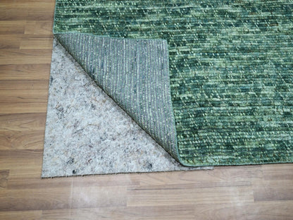 Green 10'4" x 14'2" Modern and Contemporary Hand knotted Wool Rug - Sku: O076842