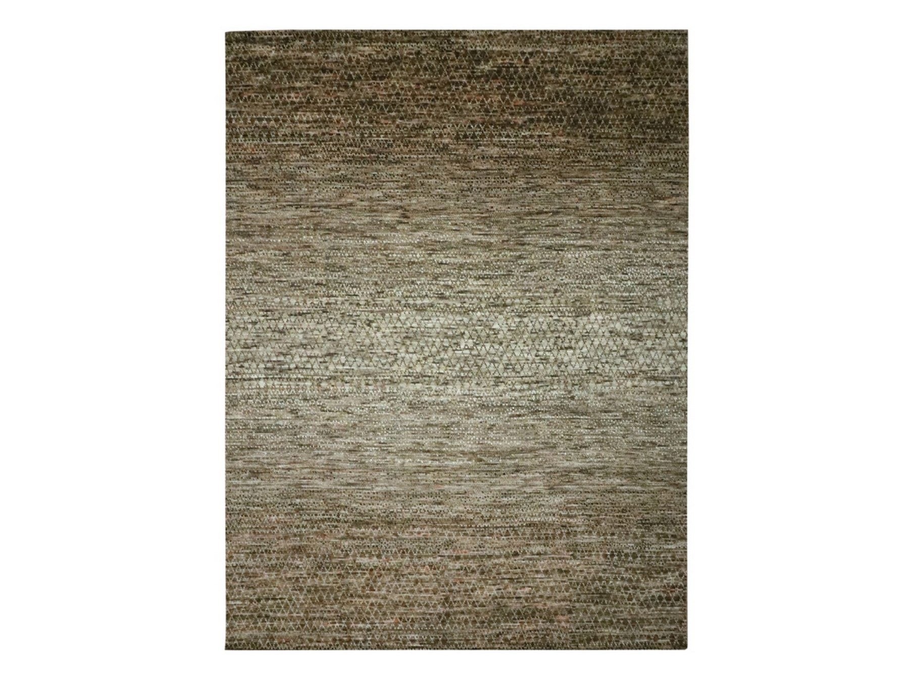 Brown 10'4" x 14'0" Modern and Contemporary Hand knotted Wool Rug - Sku: O076849