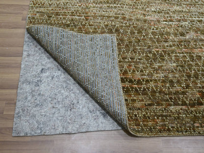 Brown 10'4" x 14'0" Modern and Contemporary Hand knotted Wool Rug - Sku: O076849
