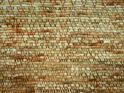 Brown 10'4" x 13'11" Modern and Contemporary Hand knotted Wool Rug - Sku: O076850